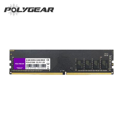 POLYGEAR 8GB 3200MHZ DDR4 U DIMM DESKTOP RAM At Rs 1399 Piece DDR4