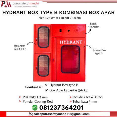 HYDRANT BOX B KOMBINASI KOTAK APAR HORIZONTAL