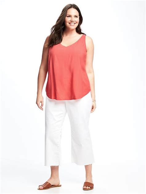 Plus Size V Neck Tank Old Navy