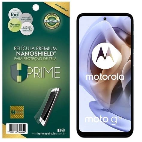 Película HPrime para Motorola Moto G31 4G 6 4 NanoShield Transparente