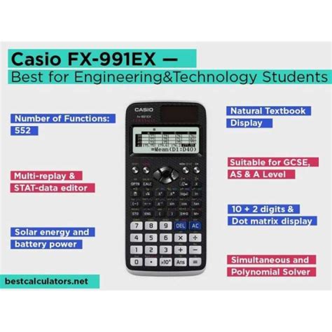 Jual Kalkulator Casio Fx Ex Scientific Calculator Ex Kuliah