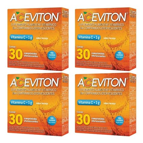 Vitamina C Aceviton 1g 30 Cps Efervescentes Cimed Kit C 4