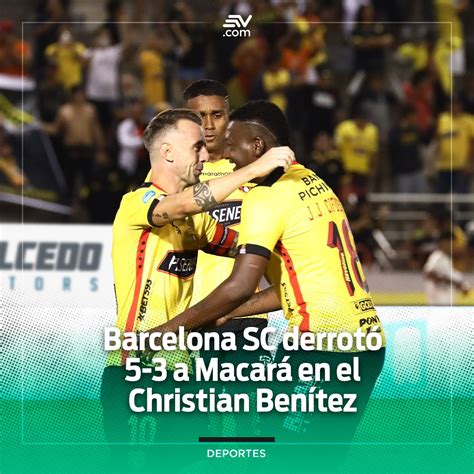 Estadio On Twitter Barcelonasc Gole Al Macar En El Debut De