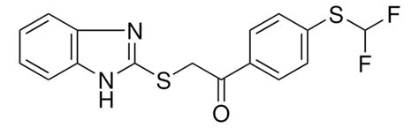 2 1H BENZIMIDAZOL 2 YLTHIO 1 4 DIFLUOROMETHYL THIO PHENYL ETHANONE