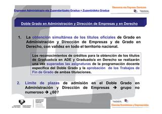 Doble Grado Ade Derecho Bilingue Modo De Compatibilidad Ppt