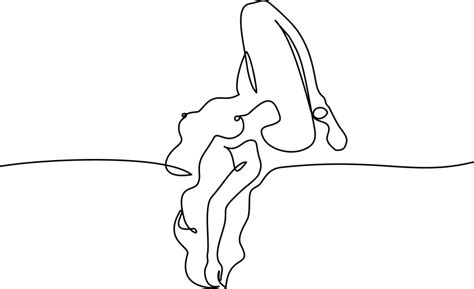 Nude Woman Royalty Free Vector Image VectorStock