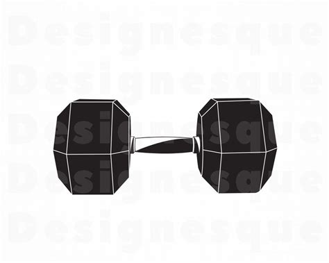 Dumbbell Svg Hantel Svg Workout Svg Dumbbell Clipart Etsy