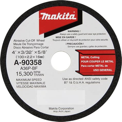 Makita A 90358 Cut Off Wheel Steel Discontinued By