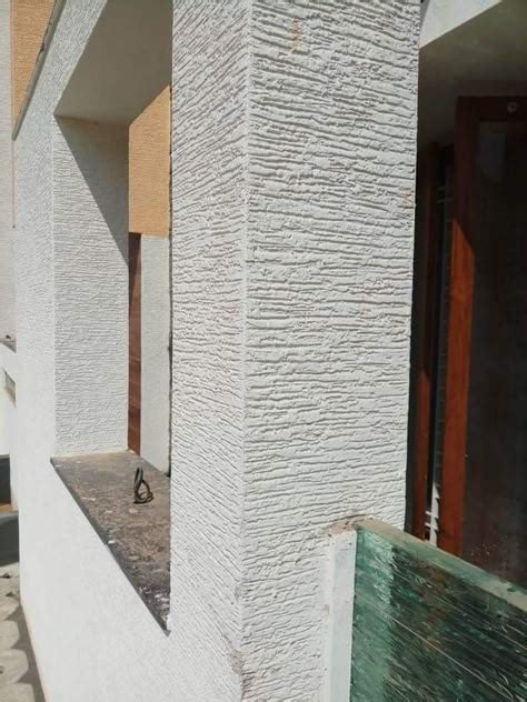 Plaster Groove Design Exterior Wall