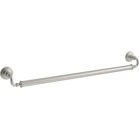 Kohler Artifacts Vibrant Brushed Nickel Wall Mount Grab Bar 300 Lb Weight Capacity