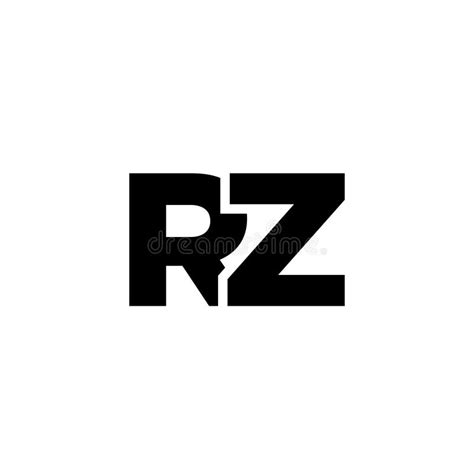 Letter R And Z Rz Logo Design Template Minimal Monogram Initial Based