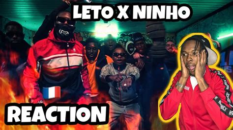 AMERICAN REACTS TO FRENCH RAP Leto Macaroni Feat Ninho Clip