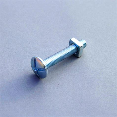 M X Roofing Bolts Square Nuts Zinc Plated Thomas Smith Fasteners