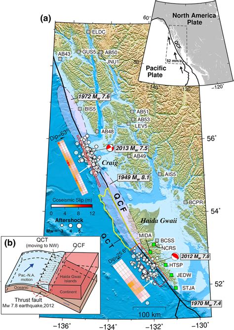 Seismotectonic Setting And Gps Sites Near The Two Events Beach Balls