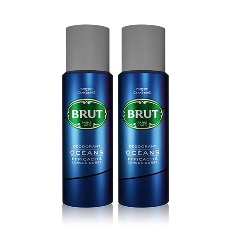 Brut Ocean Deodorant Body Spray For Men Pack Of 2x 200ml 67 Floz