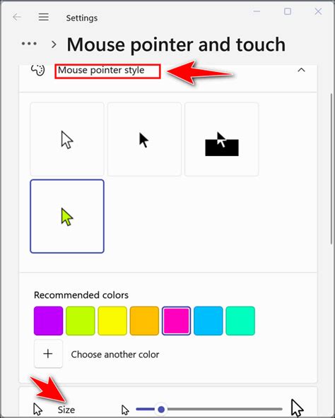 How To Change Your Mouse Pointer Size And Color Windows And Windows