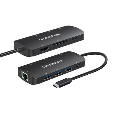 Simplecom Cht580 Usb C Superspeed 8 In 1 Multiport Hub Adapter Hdmi 20