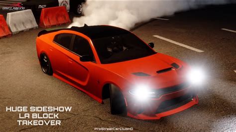 Ps4 Car X Dro La Block Sideshow Takeover Hellcats Shut Down The Streets Of La Car Meet