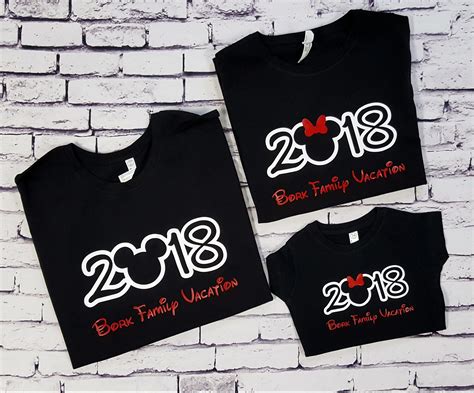 2019 Disney Family Vacation Personalized Shirts - Enchanted By Design