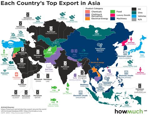 These Maps Show Every Countrys Most Valuable Export