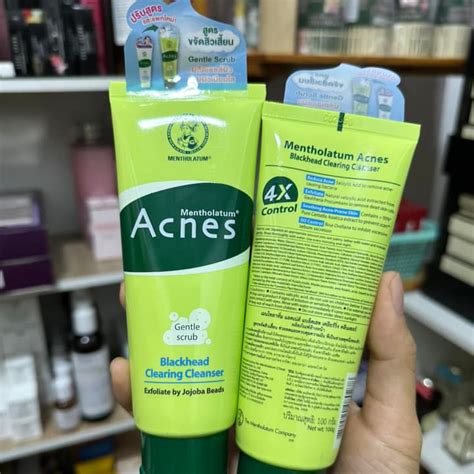 Mentholatum Acnes Blackhead Clearing Cleanser 100g Shopee Thailand