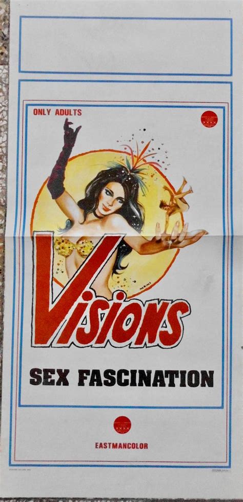 Original Poster Hard Erotic Movie Visions Burlesque Posters Cult Movies