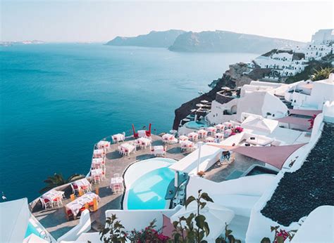 The Best Hotels To Stay At On Santorini The Blonde Abroad