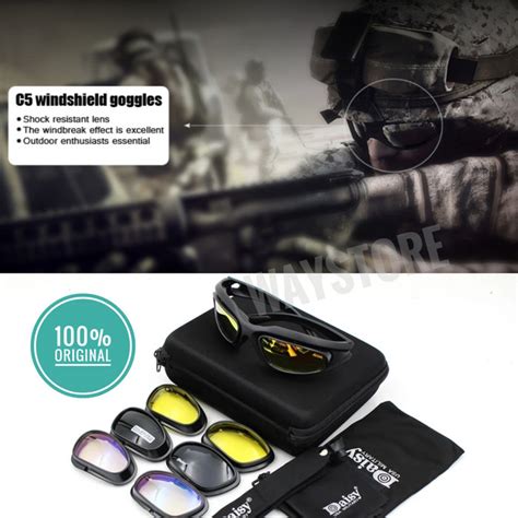 Jual Kacamata Antisilau Siang Malam Polarized Uv Outdoor Militer Daisy