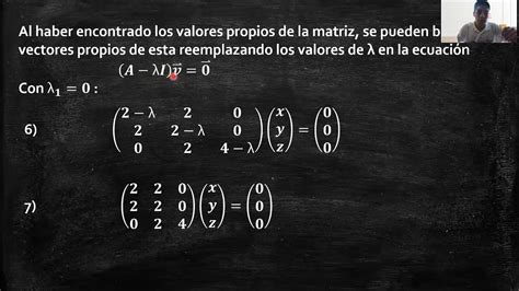 Diagonalización De Matrices Ejercicio Youtube