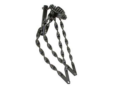 Bike 20 Bent Flat Twisted Spring Fork 1 Inch Black