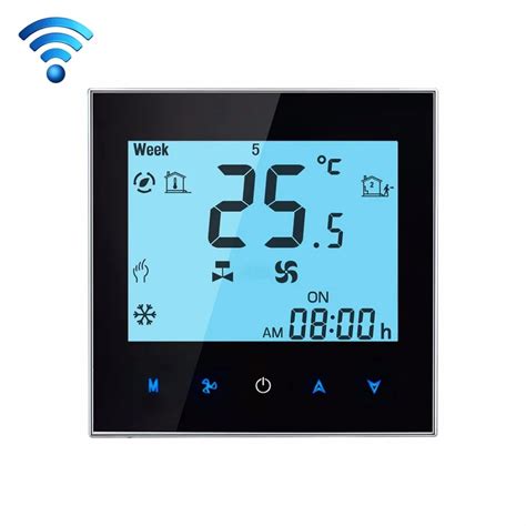 Touchscreen Lcd Display Air Conditioning Programmable Wifi Thermostat