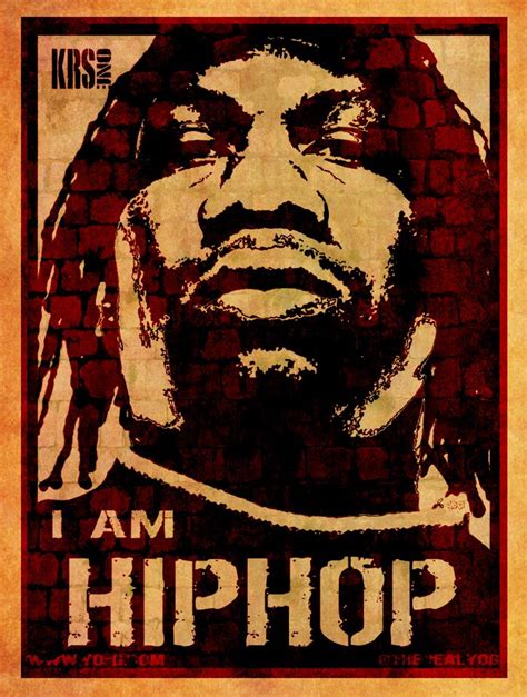 I Am Hip Hop Krs One Poster