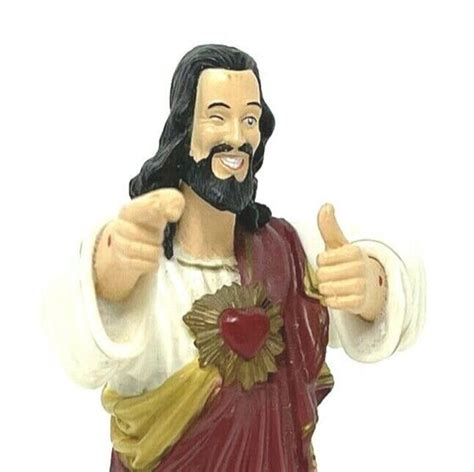 BUDDY CHRIST Jesus Dogma Dashboard Loose 5" Figure PVC Statue Graphitti ...