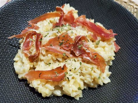 Risotto au parmesan et jambon Serrano au Cookéo Popote de petit bohnium