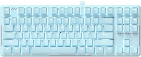Amazon Firstblood Only Game Dkm Key Hot Swappable Wired Mechanical Keyboard Blue