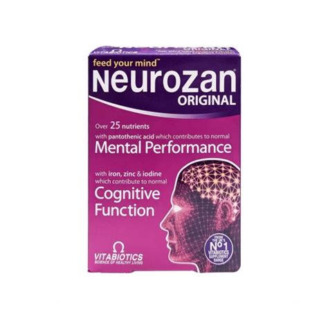 Buy Vitabiotics Neurozan Supplement Tablets Delivered By