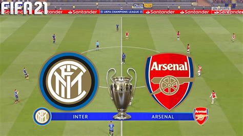 Fifa 21 Inter Milan Vs Arsenal Uefa Champions League Full Match