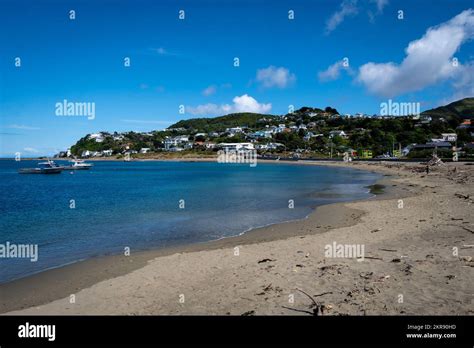 Island Bay Wellington North Island New Zealand Stock Photo Alamy