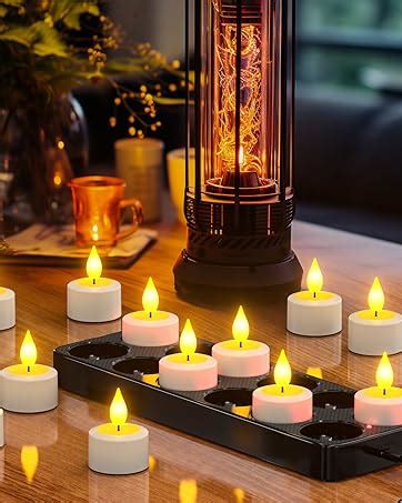 Soulbay Rechargeable Led Candles Pcs Flameless Rechargeable Usb Tea