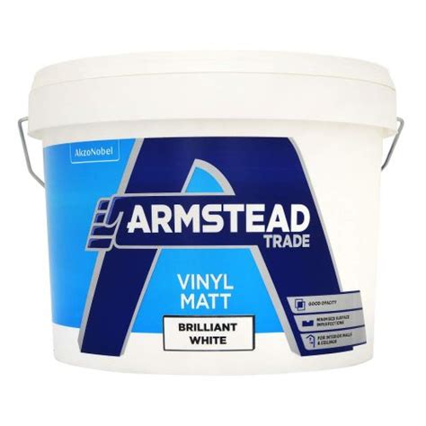 Armstead Trade | Vinyl Matt Brilliant White 10L| The Paint Shed