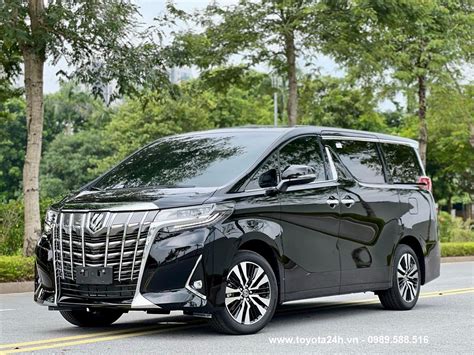 Toyota Alphard Luxury 2023 Màu Đen Bảng giá xe lăn bánh Thông số kỹ