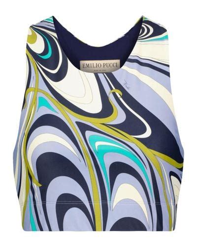 Blue Emilio Pucci Clothing For Women Lyst