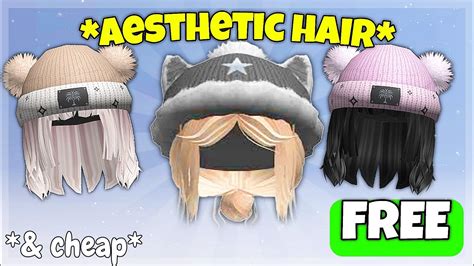 Free Aesthetic Hair Roblox Youtube