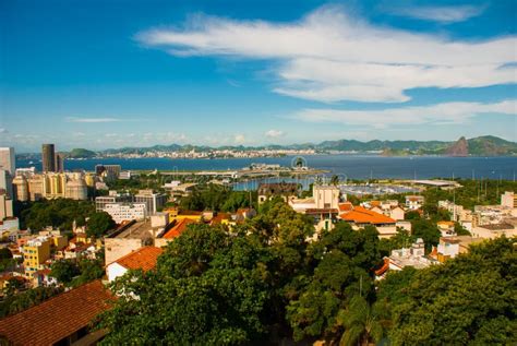 Brazil Rio De Janeiro Santa Teresa Neighbourhood Top View Of The