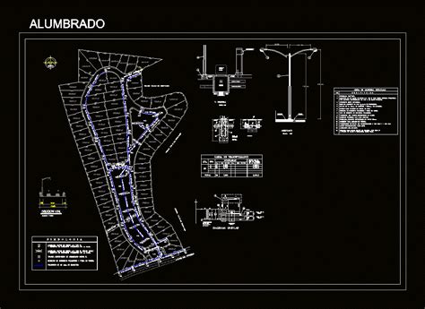 Planos De Alumbrado Publico En Autocad Librer A Cad Hot Sex Picture