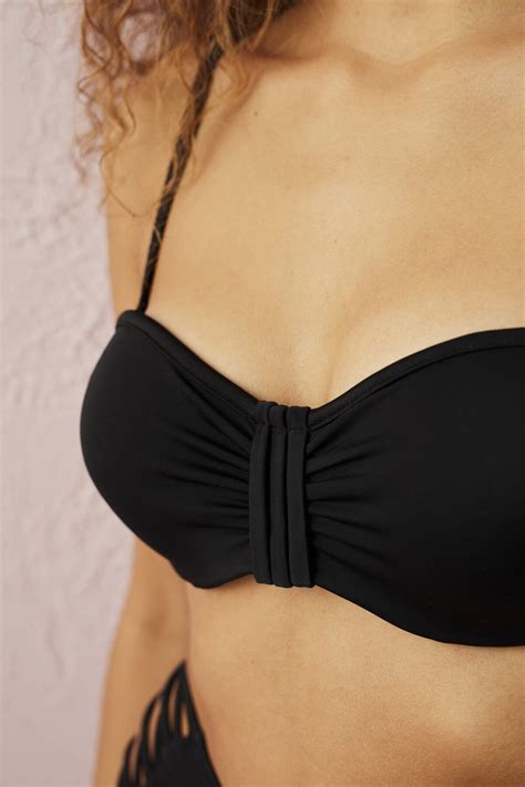 Penti Siyah Basic Pop Ekstra Dolgulu Push up Bikini Üstü Fiyatı