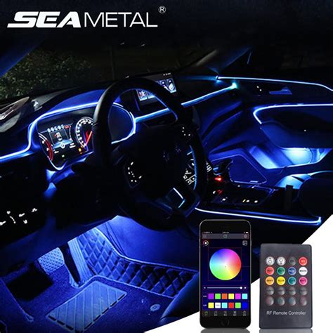 Car LED Interior Strip Light 16 Million Colors In With 236 Inches