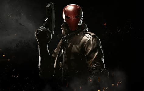 Wallpaper Gun Robin Mask Red Hood Netherrealm Studios Jason Todd