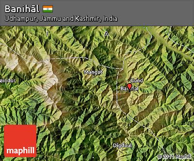 Free Satellite Map of Banihāl