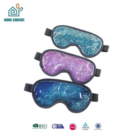 2022 Reusable Custom Travel Hot Cold Ice Cooling Compress Heated Gel Bead Sleeping Eye Mask